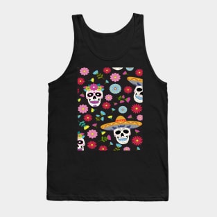 Mexican Sugar Skull Tank Top